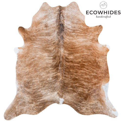 Brazilian Brindle Cowhide Rug Size 7'3" L x 7'0" W 7073