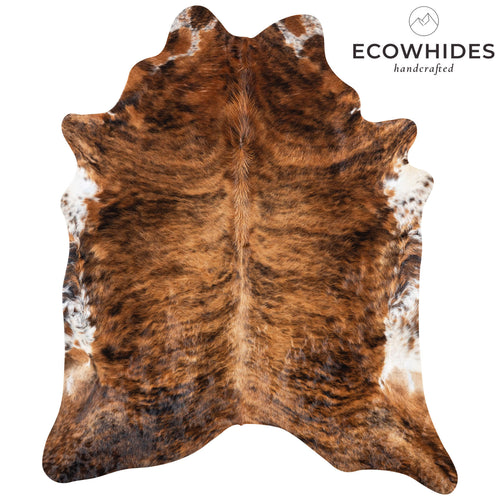 Brazilian Brindle Cowhide Rug Size 8'1" L x 6'11" W 7109