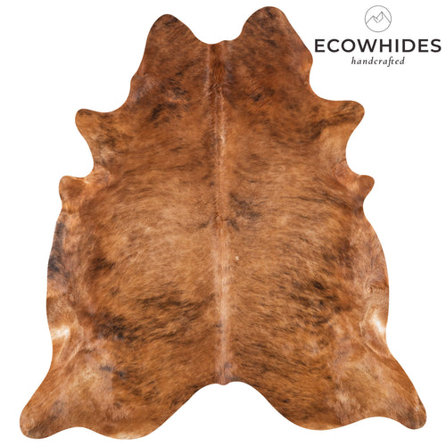 Brazilian Brindle Cowhide Rug Size 7'7" L x 6'11" W 7130