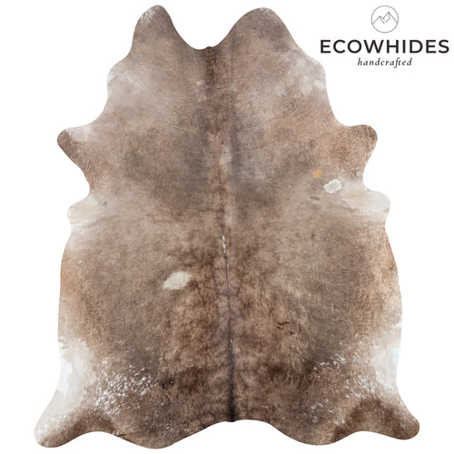 Brazilian Grey Palomino Cowhide Rug Size 7'8" L x 6'8" W 7137