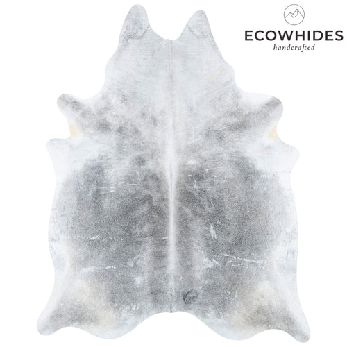 Brazilian Grey Cowhide Rug Size 7'11" L x 6'6" W 7152