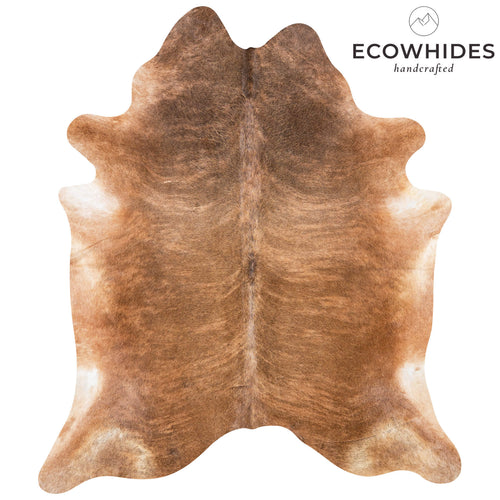 Brazilian Brindle Cowhide Rug Size 8'0" L x 6'10" W 7153