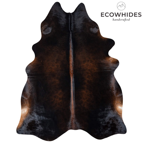 Brazilian Mahogany Cowhide Rug Size 7'6" L x 5'11" W 7157