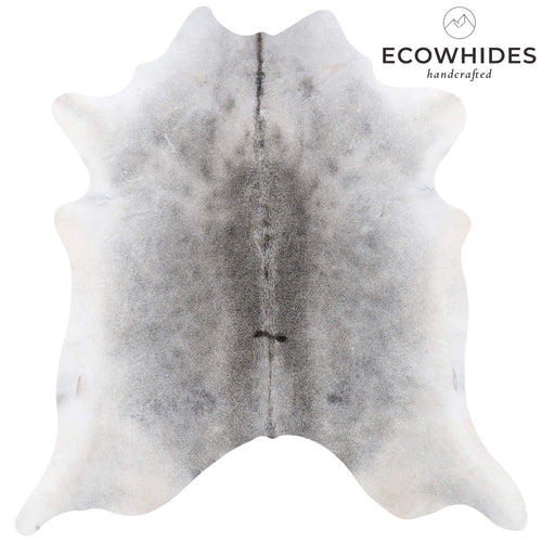 Brazilian Grey Cowhide Rug Size 7'1" L x 6'9" W 7206
