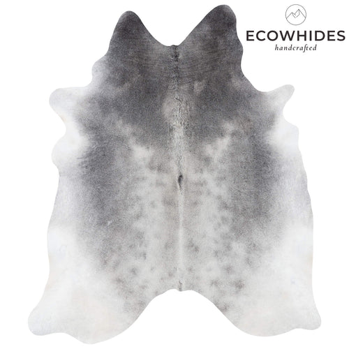 Brazilian Grey Cowhide Rug Size 7'8" L x 6'9" W 7208
