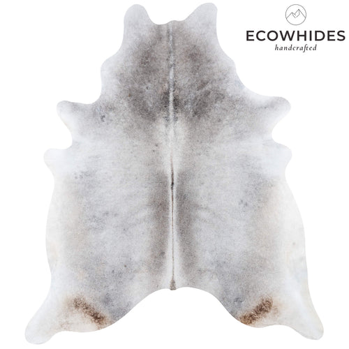 Brazilian Grey Cowhide Rug Size 8'4" L x 7'3" W 7212