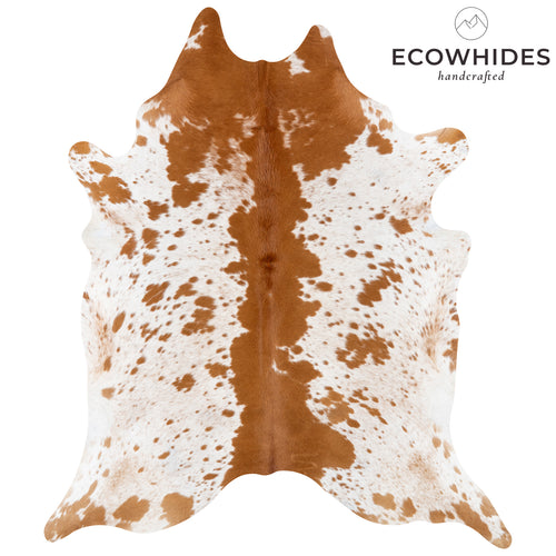 Brazilian Brown Salt and Pepper Cowhide Rug Size 8'4" L x 7'0" W 7220