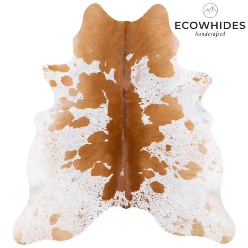 Brazilian Brown Salt and Pepper Cowhide Rug Size 7'3" L x 6'4" W 7227