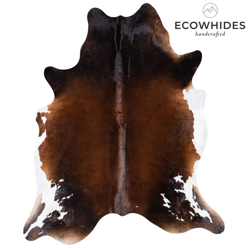 Brazilian Mahogany Cowhide Rug Size 8'4" L x 6'11" W 7263