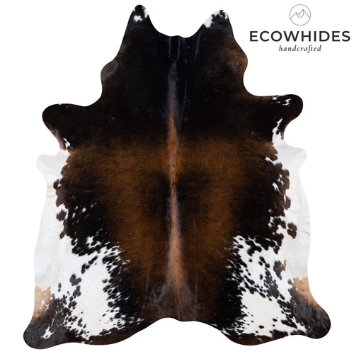 Brazilian Mahogany Cowhide Rug Size 7'8" L x 6'10" W 7268