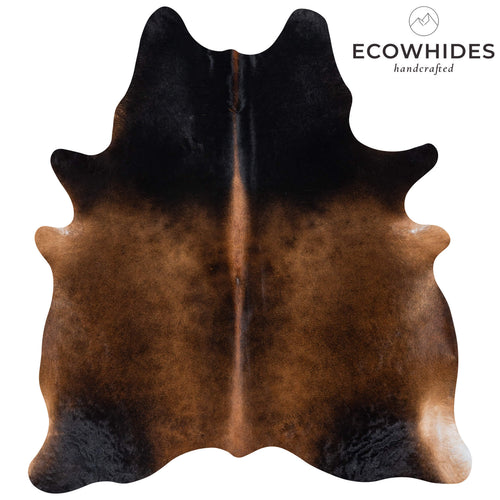 Brazilian Mahogany Cowhide Rug Size 7'6" L x 6'8" W 7281