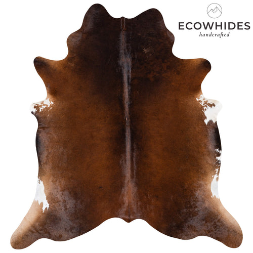 Brazilian Mahogany Cowhide Rug Size 7'9" L x 7'3" W 7283