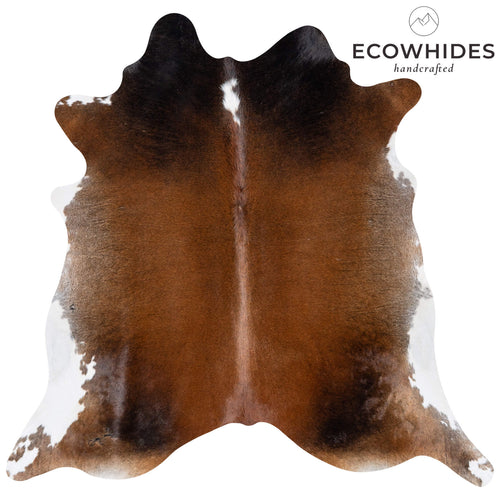 Brazilian Mahogany Cowhide Rug Size 7'0" L x 7'2" W 7293