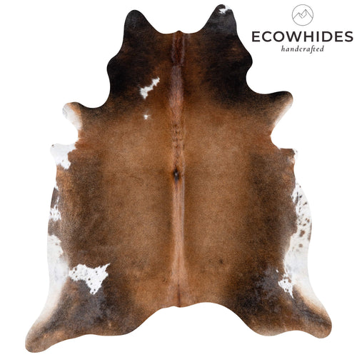 Brazilian Mahogany Cowhide Rug Size 7'8" L x 6'8" W 7294