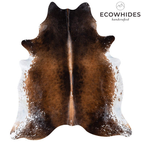 Brazilian Mahogany Cowhide Rug Size 7'2" L x 6'4" W 7296