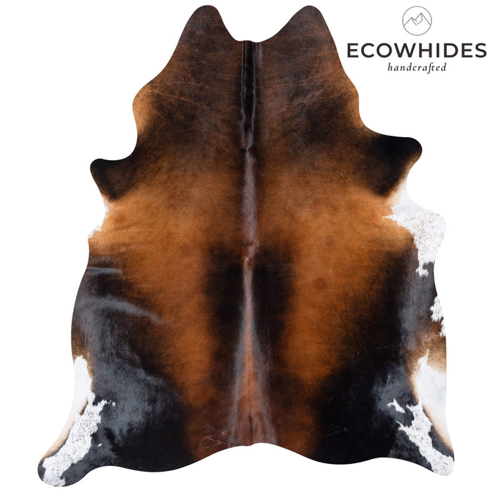 Brazilian Mahogany Cowhide Rug Size 7'4" L x 6'4" W 7297