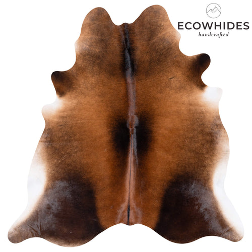 Brazilian Mahogany Cowhide Rug Size 7'0" L x 6'8" W 7298