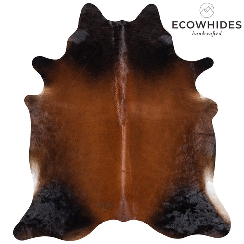 Brazilian Mahogany Cowhide Rug Size 6'8" L x 6'2" W 7300