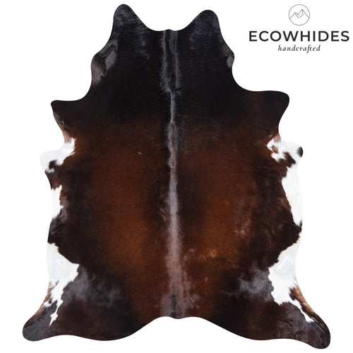 Brazilian Mahogany Cowhide Rug Size 6'11" L x 6'3" W 7312