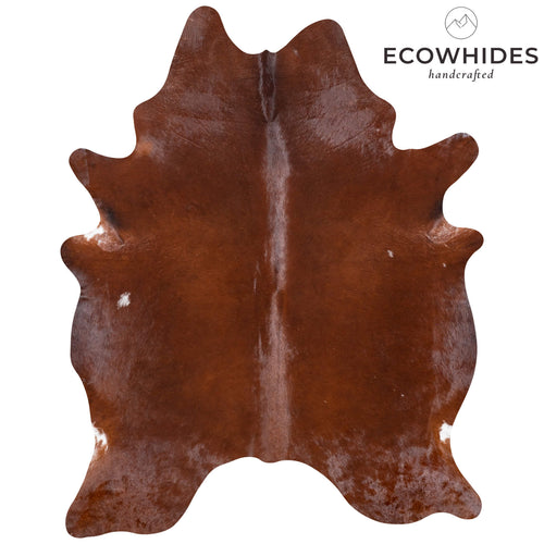 Brazilian Brown Cowhide Rug Size 7'6" L x 5'11" W 7317