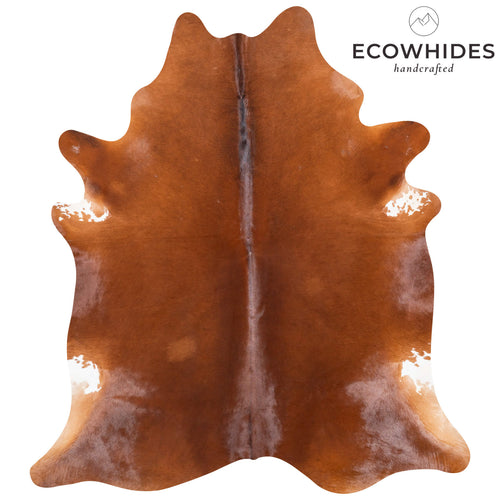 Brazilian Brown Cowhide Rug Size 7'3" L x 6'5" W 7319