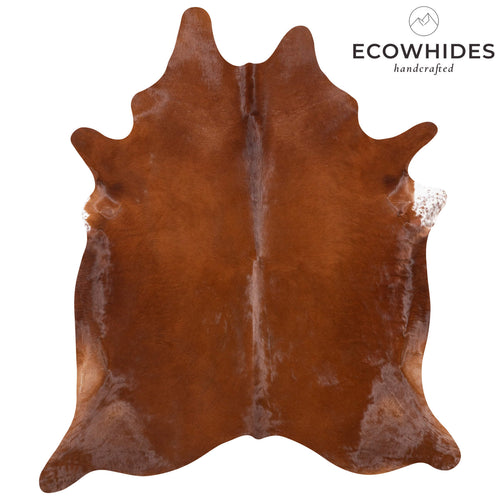 Brazilian Brown Cowhide Rug Size 7'8" L x 6'8" W 7321