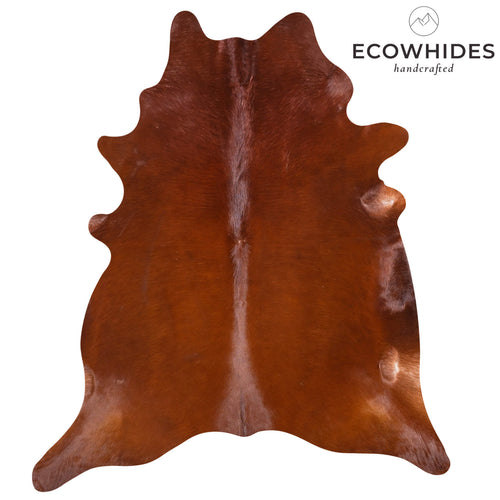 Brazilian Brown Cowhide Rug Size 7'11" L x 6'8" W 7323