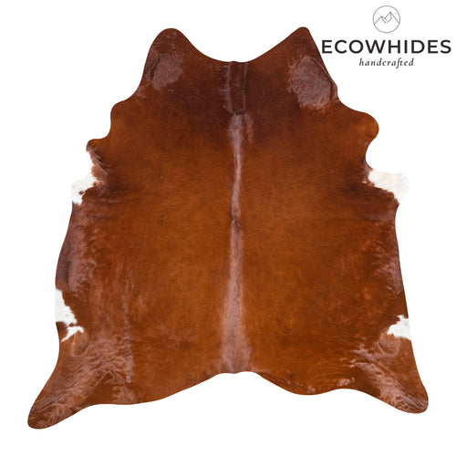 Brazilian Brown Cowhide Rug Size 7'2" L x 6'9" W 7326