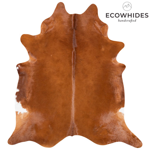 Brazilian Brown Cowhide Rug Size 7'10" L x 7'0" W 7330