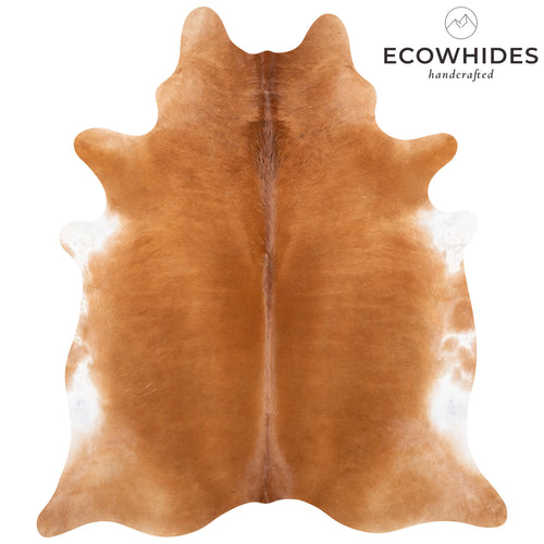 Brazilian Brown Cowhide Rug Size 7'9" L x 6'9" W 7331