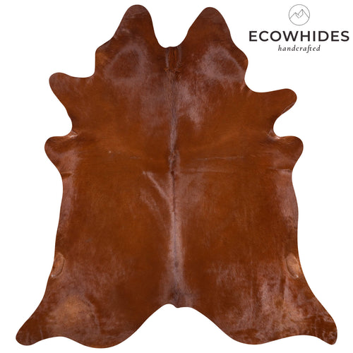 Brazilian Brown Cowhide Rug Size 8'0" L x 7'4" W 7335