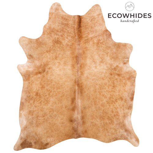 Brazilian Beige Cowhide Rug Size 6'11" L x 5'10" W 7344