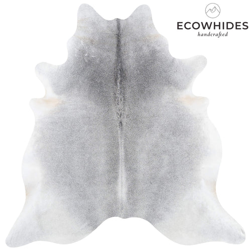 Brazilian Grey Cowhide Rug Size 6'10" L x 6'8" W 7351