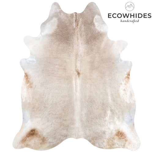 Brazilian Champagne Cowhide Rug Size 7'7" L x 6'5" W 7352
