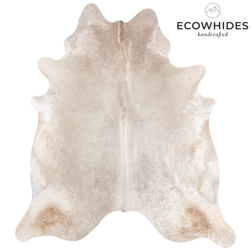 Brazilian Champagne Cowhide Rug Size 7'5" L x 6'10" W 7356