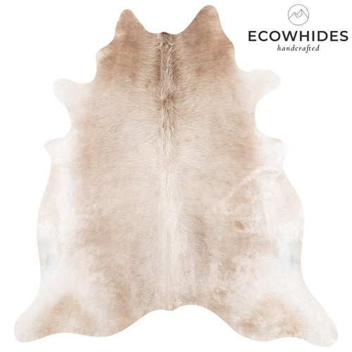 Brazilian Champagne Cowhide Rug Size 7'1" L x 6'7" W 7359