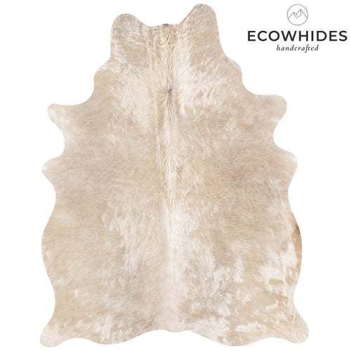 Brazilian Champagne Cowhide Rug Size 6'9" L x 5'0" W 7361