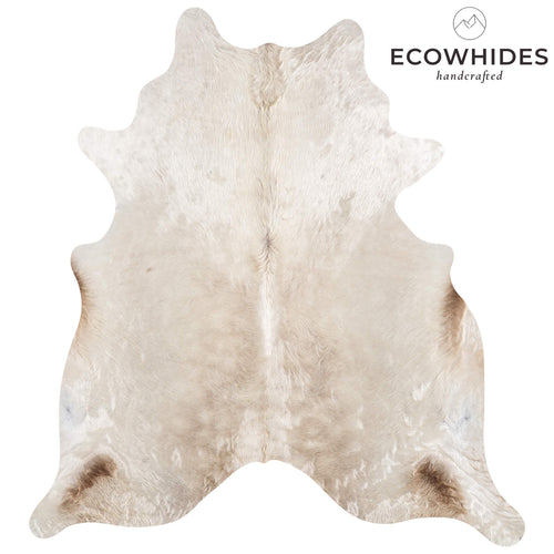 Brazilian Champagne Cowhide Rug Size 7'3" L x 6'9" W 7362