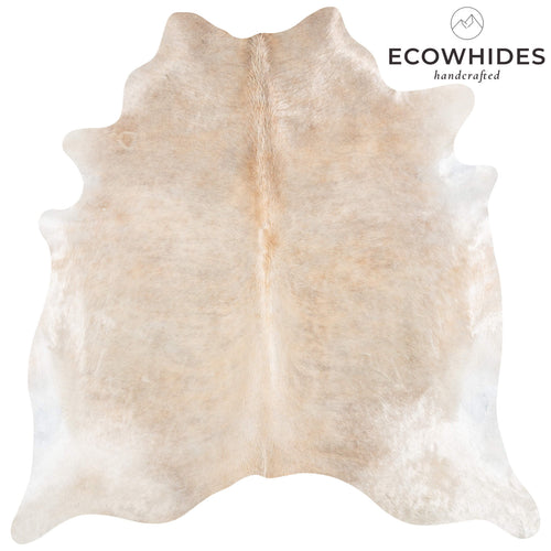 Brazilian Champagne Cowhide Rug Size 7'5" L x 7'5" W 7364