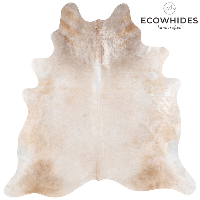 Brazilian Champagne Cowhide Rug Size 7'7" L x 7'3" W 7372