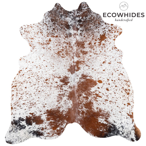 Brazilian Brown Salt and Pepper Cowhide Rug Size 6'5" L x 6'0" W 7388