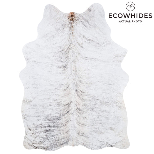 Brazilian Light Grey Brindle Cowhide Rug Size 6'6" L x 4'6" W 7434