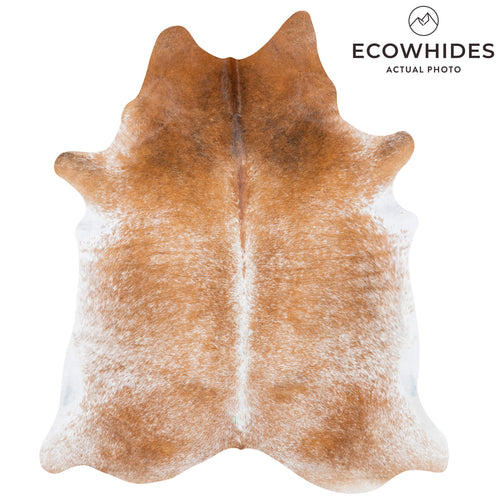 Brazilian Brown Salt and Pepper Cowhide Rug Size 8'0" L x 6'9" W 7804