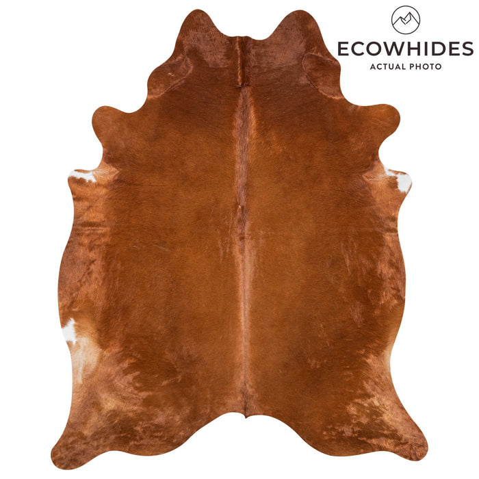 Brazilian Brown Cowhide Rug Size 8'2" L x 6'8" W 8038