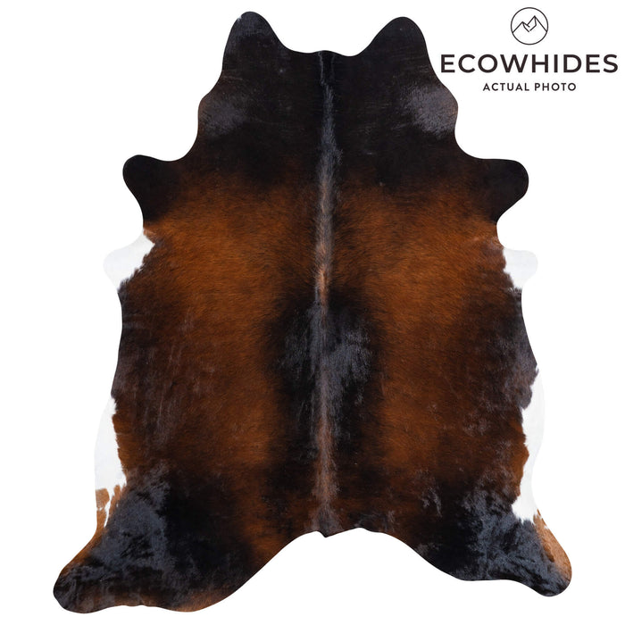 Brazilian Mahogany Cowhide Rug Size 7'1" L x 6'2" W 8302