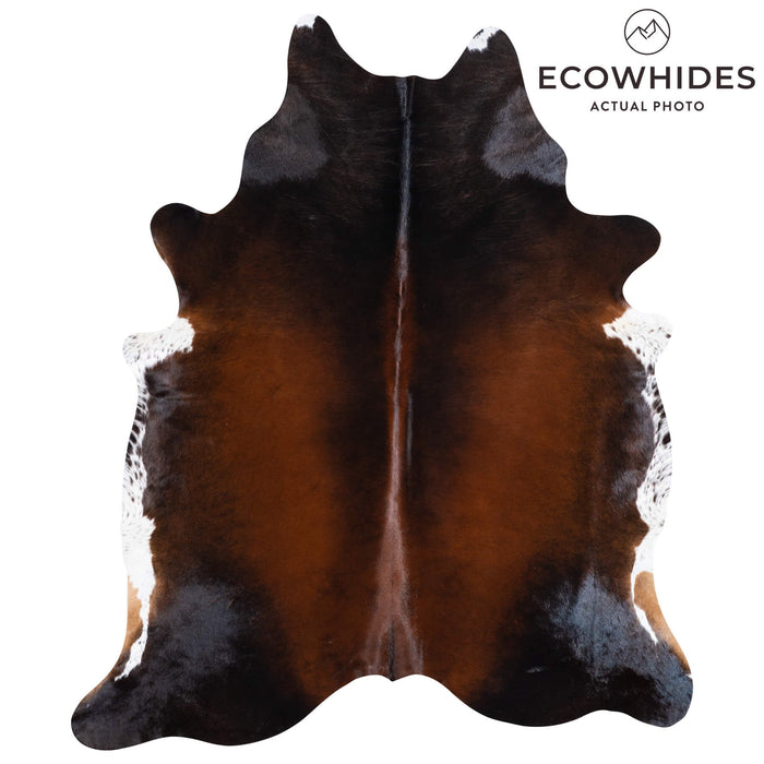 Brazilian Mahogany Cowhide Rug Size 6'9" L x 5'7" W 8303