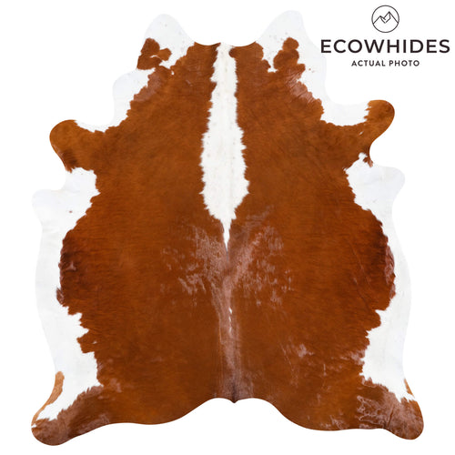Brazilian Hereford Cowhide Rug Size 6'9" L x 6'4" W 8321
