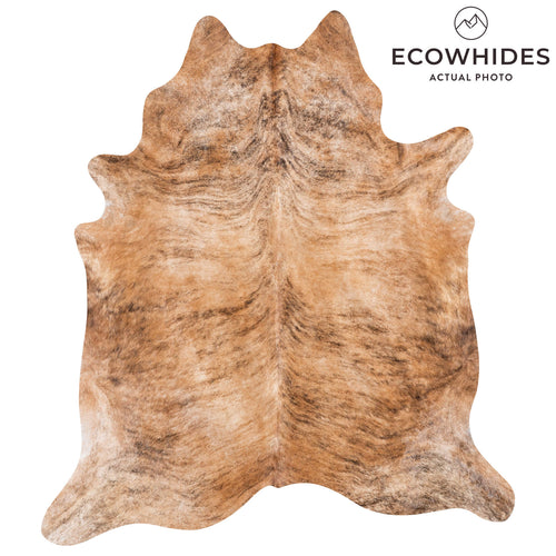 Brazilian Brindle Cowhide Rug Size 8'4" L x 7'5" W 8324