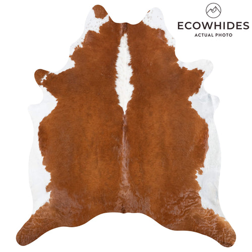 Brazilian Hereford Cowhide Rug Size 7'7" L x 7'1" W 8368
