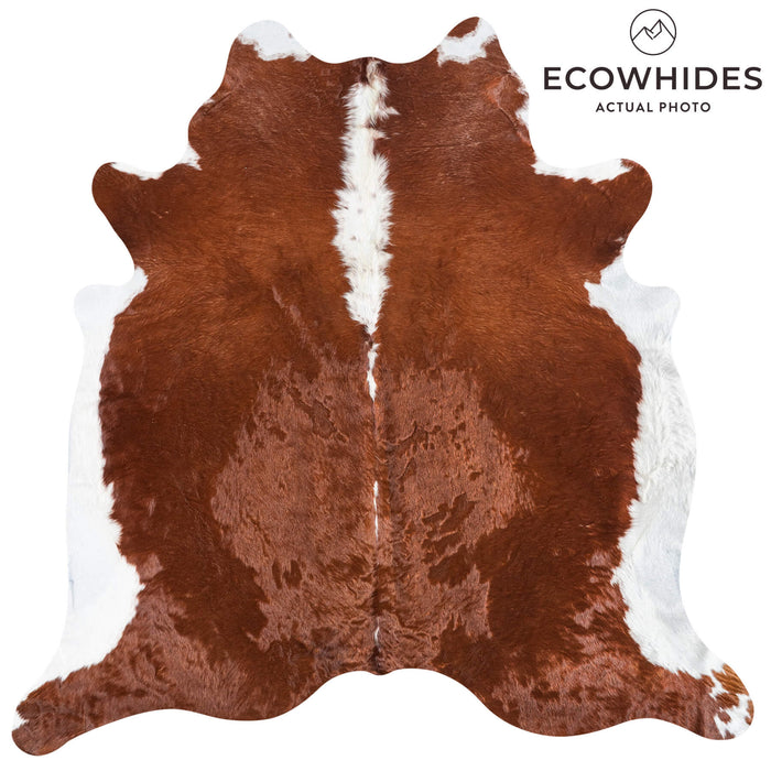Brazilian Hereford Cowhide Rug Size 7'4" L x 7'7" W 8371